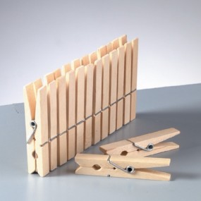 Holzklammern Holzclips Holzklammer mit Ihrem Logo bedru...