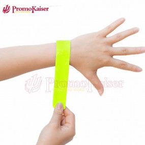 Schnapparmbänder Reflektorband Schnapparmband mit Logo ...