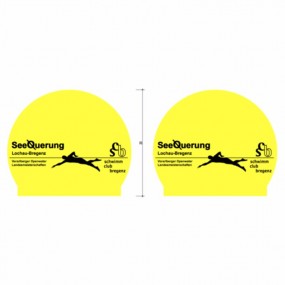 Silikon Badekappe Schwimmkappe Wasserdicht mit Logodruc...