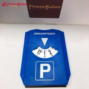 Parkscheiben mit Logo individuell bedruckt als Werbeges...