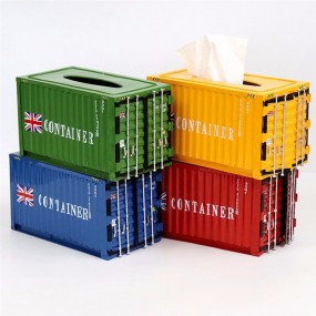 Container Tissue-Box günstig mit Ihrem Logo als Werbege...