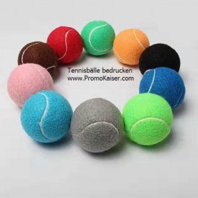 Tennisball bedrucken lassen mit eigenem Logo - bedruckt...