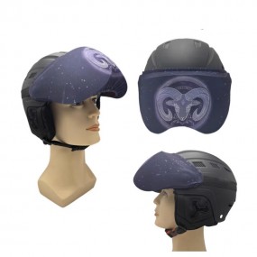 Skihelm Visier Schutz aus Mikrofaser individuell bedruc...