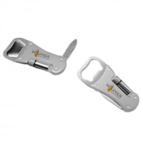 Multifunktiontool mit Led-lampe Messer Flaschenöffner m...