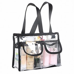 Durchsichtige Waschtaschen Kosmetiktasche Handtasche Ku...