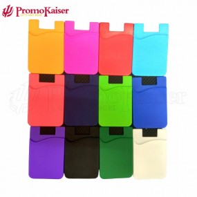 Selbstklebende Silikon Handytasche und Kartenhalter mit...