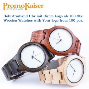 Holz Armbanduhr