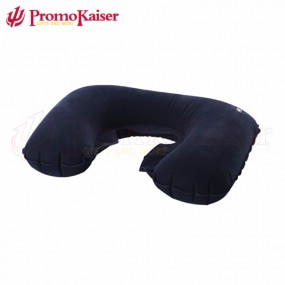 Aufblasbares Nackenkissen mit Logodruck als Werbegesche...