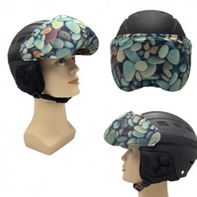 Skihelm Visier Schutz aus Mikrofaser individuell bedruc...