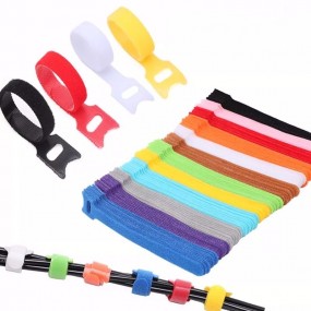 Klettkabelbinder Klettbänder mit Klett und Flauschteil ...