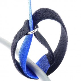 Kabel Klettbänder Klett Kabelbinder mit Metallöse mit e...