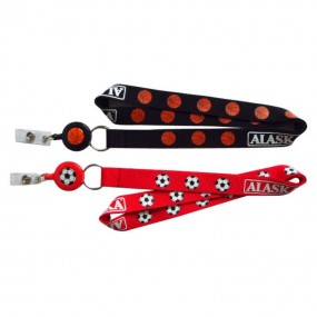 Schlüsselbänder Lanyards mit Jojo Ausweishalter