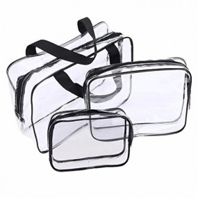 Durchsichtige Waschtaschen Kosmetiktasche Handtasche Ku...