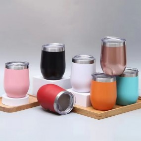 Tasse aus Metall mit Logo als Werbeartikel Werbemittel ...