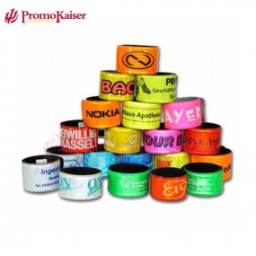 SCHNAPPARMBÄNDER als Werbeartikel mit Logo bedrucken
