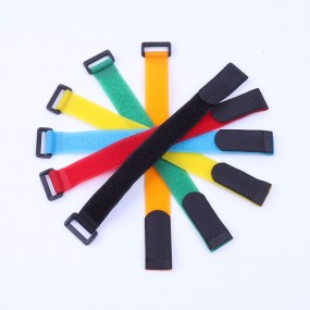 Klettbänder Klettband mit PVC öse mit Logodruck als Wer...