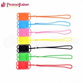 Kartenhalter Silikon Lanyards Halsband mit Logo individ...