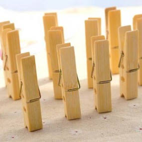 Wäscheklammern Holzklammern mit Ihrem Logo bedrucken od...
