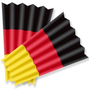 Klatschpappe Fanklatschen Faltklatscher oder Klatschfäc...