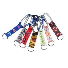 Kurzes Schlüsselband Lanyard mit großem Karabiner günst...