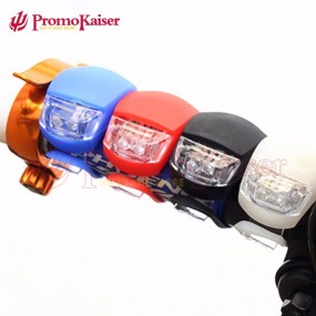 Fahrradbeleuchtung LED günstig bedrucken lassen als Wer...