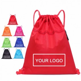 Turnbeutel Rucksack Gymtasche Rucksäcke aus Polyester 2...