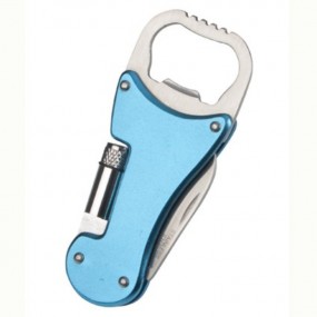 Multifunktionsmesser mit Led-lampe und Flaschenöffner b...