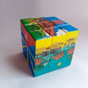Zauberwürfel Rubik’s Cube 3x3x3 Größe 7cm*7cm*7cm mit I...