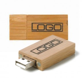 USB-Sticks Bambus mit Ihrem Logo individuell als Werbea...