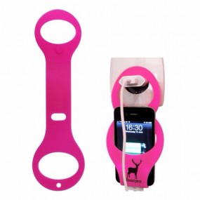 Handyhalter aus Silikon zum Aufladen an der Steckdose m...