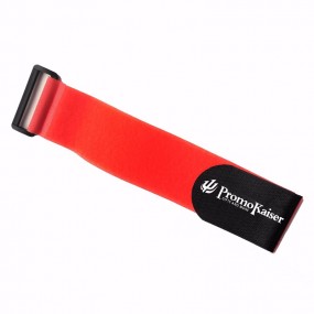 bedruckte Klettbänder mit Logo und PVC-Öse Klett/Flausc...