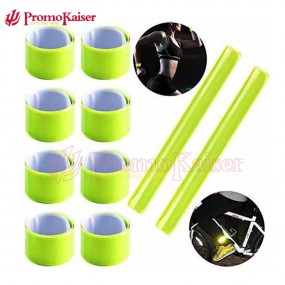 Reflektierendes Snap-Armband Schnapparmband mit Logo be...