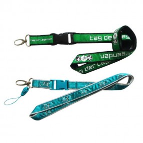 Satin Lanyards Woven Satin Lanyards Schlüsselbänder mit...
