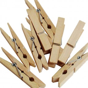 Wäscheklammern Holzklammern mit Ihrem Logo bedrucken od...