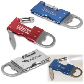 Multifunktiontool mit Led-lampe Messer Flaschenöffner m...