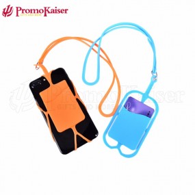 Kartenhalter Silikon Lanyards Halsband mit Logo individ...