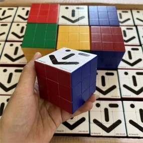 Zauberwürfel Rubik's Cube mit Logo individuell bedrucke...