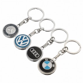 Personalisierter Auto-Schlüsselanhänger - Edelstahl Sch...