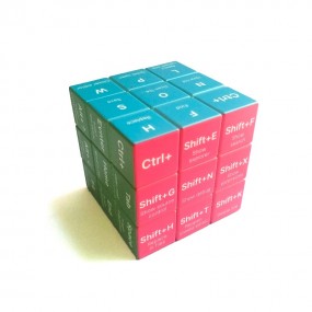 Personalisierter Zauberwürfel Rubik’s Cube 3x3x3 Größe ...