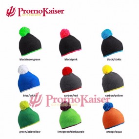 Strickmütze mit Logo als Werbemittel Werbeartikel Werbe...