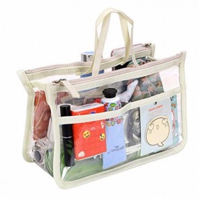 Durchsichtige Waschtaschen Kosmetiktasche Handtasche Ku...