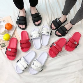 Klettverschluss Badeschlappen - Badelatschen Badeschuhe...