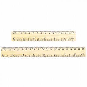 Lineale aus Holz Werbelineale aus Holz oder Bambus mit ...