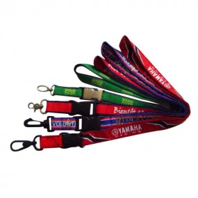 Satin Lanyards Woven Satin Lanyards Schlüsselbänder mit...
