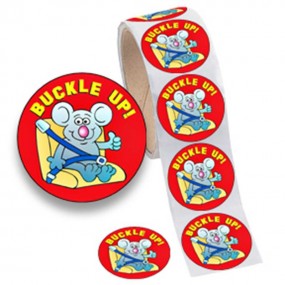Klebeetiketten Aufkleber mit Sticker Firmenlogo auf Rol...