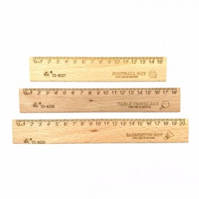 Lineale aus Holz Werbelineale aus Holz oder Bambus mit ...
