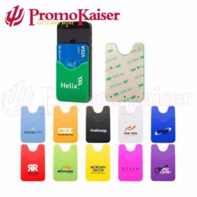 Selbstklebende Silikon Handytasche und Kartenhalter mit...