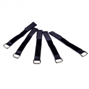 Klett Kabelbinder Kabel Klettbänder Metallöse mit eigen...