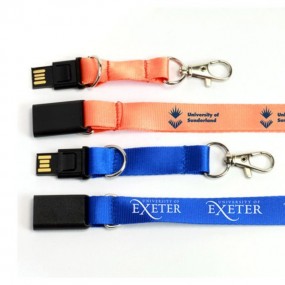 USB Lanyards - USB Stick Lanyard günstig mit Ihrem Logo...