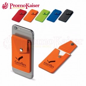 Selbstklebende Silikon Handytasche und Kartenhalter mit...
